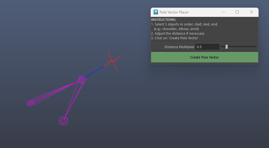 Maya Pole Vector Setup: Ensure Planar Legs for Smooth IK