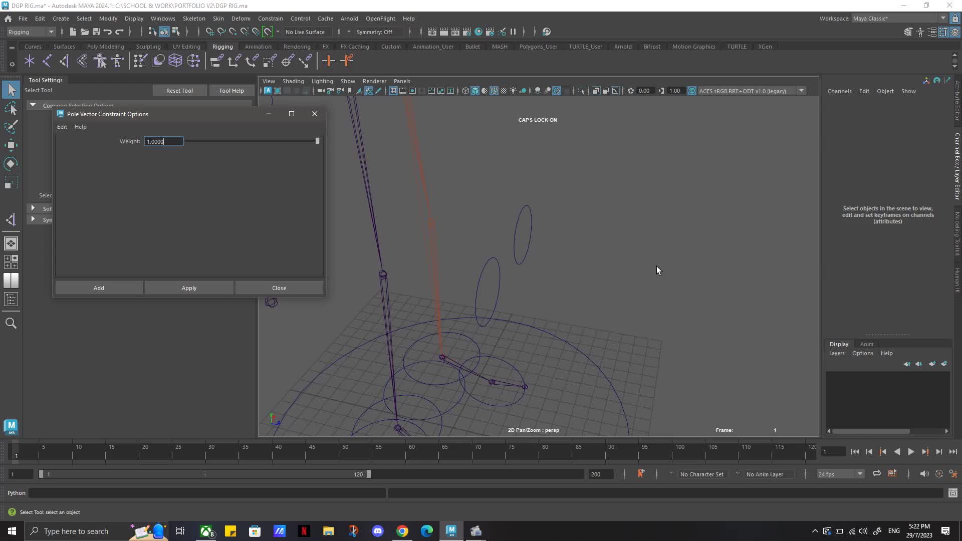 Maya Rigging Tips: Prevent Pole Vector Annoyances